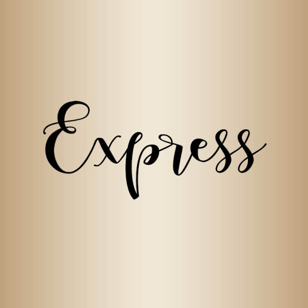 Aufschlag Expressbearbeitung für personalisierte Produkte