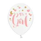 Its a girl Luftballons Babyparty rosa-gold 6 Stück