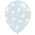 Luftballons Babyparty "Elefant" hellblau 6 Stück