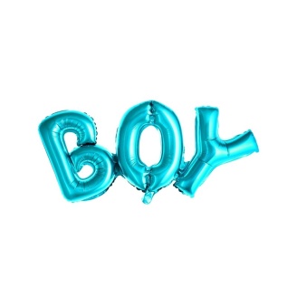 Folienballon Babyparty "BOY" 67 x 29 cm