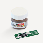 Gastgeschenk Mini Nutella Glas mit Aufkleber "Schulanfang" inkl. Personalisierung