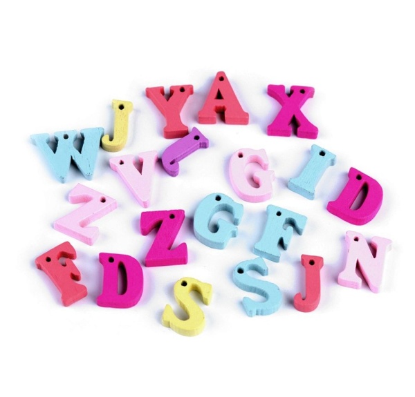 Streudeko Buchstaben Mix 100 Stück