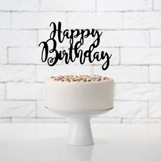 Cake Topper "Happy Birthday"