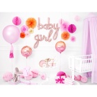Folienballon "baby girl" roségold