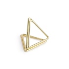 Tischkartenhalter "Triangle" Gold 10 Stück