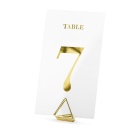 Tischkartenhalter "Triangle" Gold 10 Stück