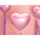 Folienballon "Herz" metallic rosa Ø 45 cm