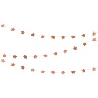 Girlande Sterne Roségold 360 cm