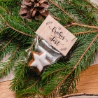 Geschenktütchen Weihnachten + Etikett "Holz"