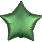 Folienballon "Stern" matt grün 48 cm