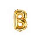 Folienballon Buchstabe "B" gold 35 cm