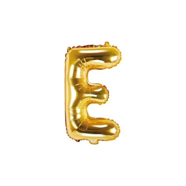Folienballon Buchstabe E gold 35 cm