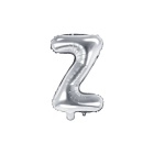 Folienballon Buchstabe "Z" silber 35 cm