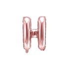 Folienballon Buchstabe "H" roségold 35 cm