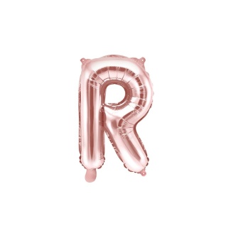 Folienballon Buchstabe "R" roségold 35 cm