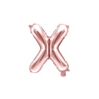 Folienballon Buchstabe "X" roségold 35 cm