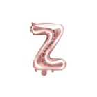 Folienballon Buchstabe "Z" roségold 35 cm