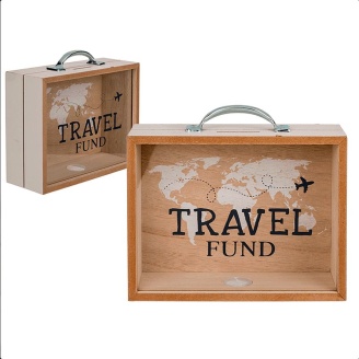 Spardose Koffer "Travel Fund"