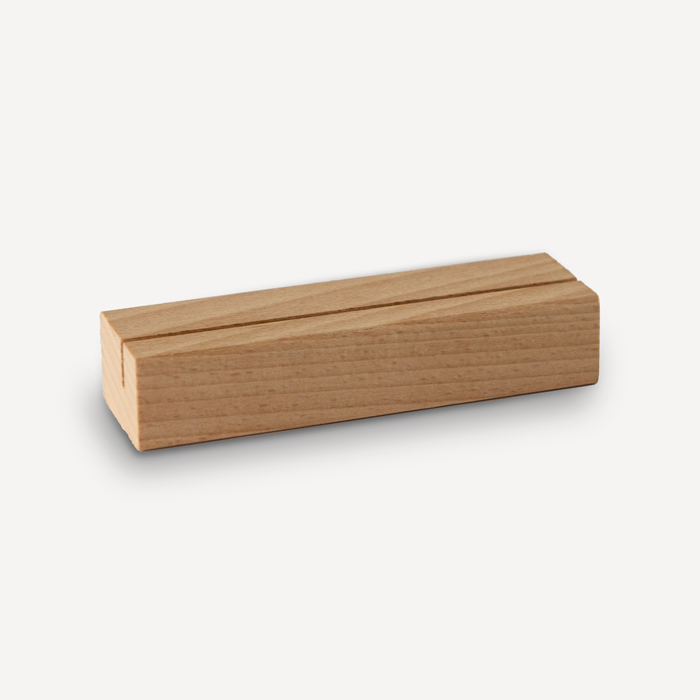Tischaufsteller Holz 10 x 3 x 3 cm