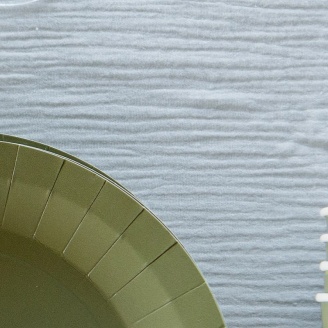 Tischläufer Baumwolle weiß 26 cm x 3 m