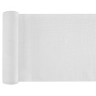 Tischläufer Baumwolle weiß 26 cm x 3 m