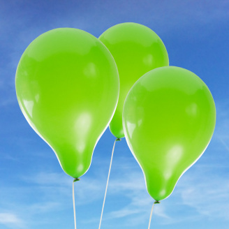 Luftballons grün 10 Stück