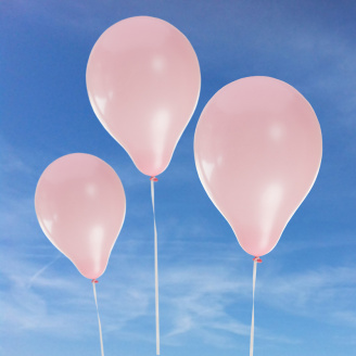 Luftballons rosa 10 Stück