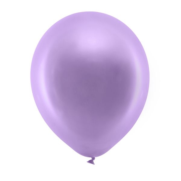 Luftballons Perlmuttschimmer lila 10 Stück