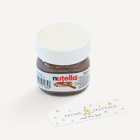 Mini Nutella Glas mit Aufkleber geschäftlich "Kleine Tanne"