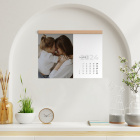 Foto Wandkalender A3 quer mit Holzleiste "Unser Jahr"