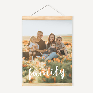 Fotoposter Love makes a familiy als Download oder Druck
