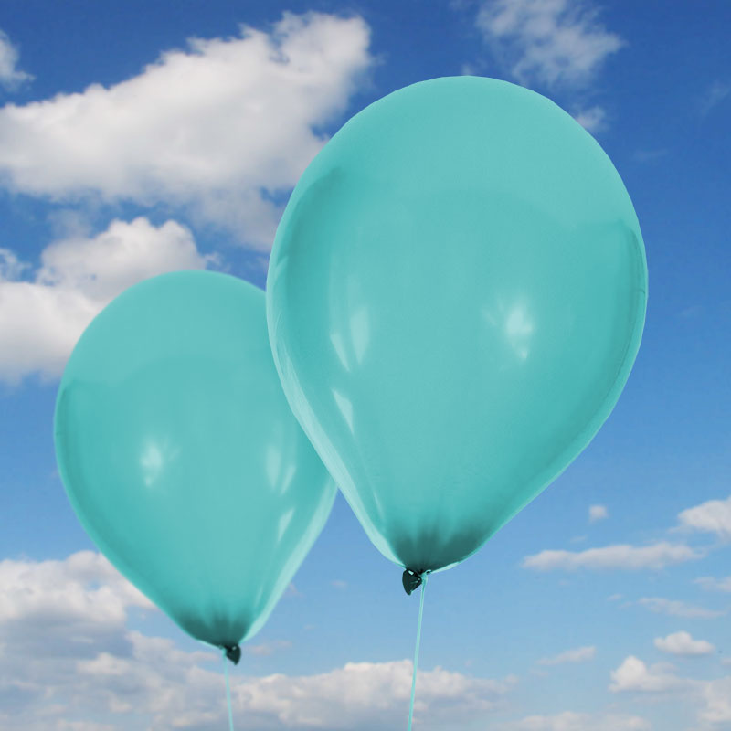 Luftballons 10 Stück türkis