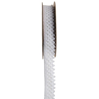Spitzenband selbstklebend weiß 15 mm x 3 m