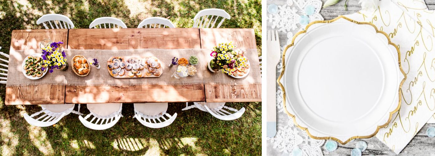 Sommerliche Tischdeko für Deine Grillparty