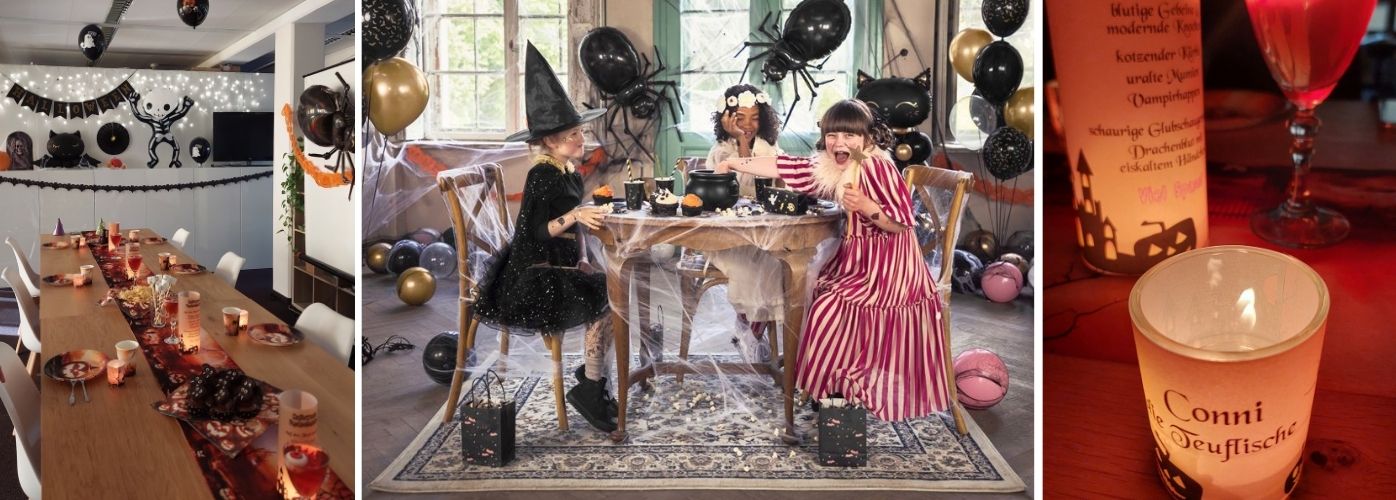 Halloween Windlichter machen den Tisch Deiner Halloween Party mit Kindern zum Hingucker